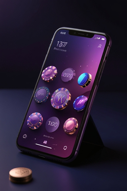 Móvil con la app de Magneticslots